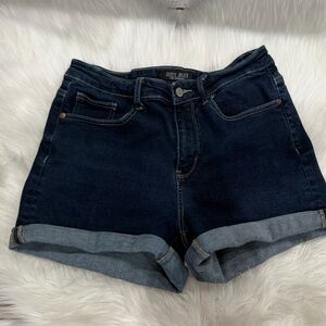 Judy Blue Women's Deep Indigo Jean Shorts